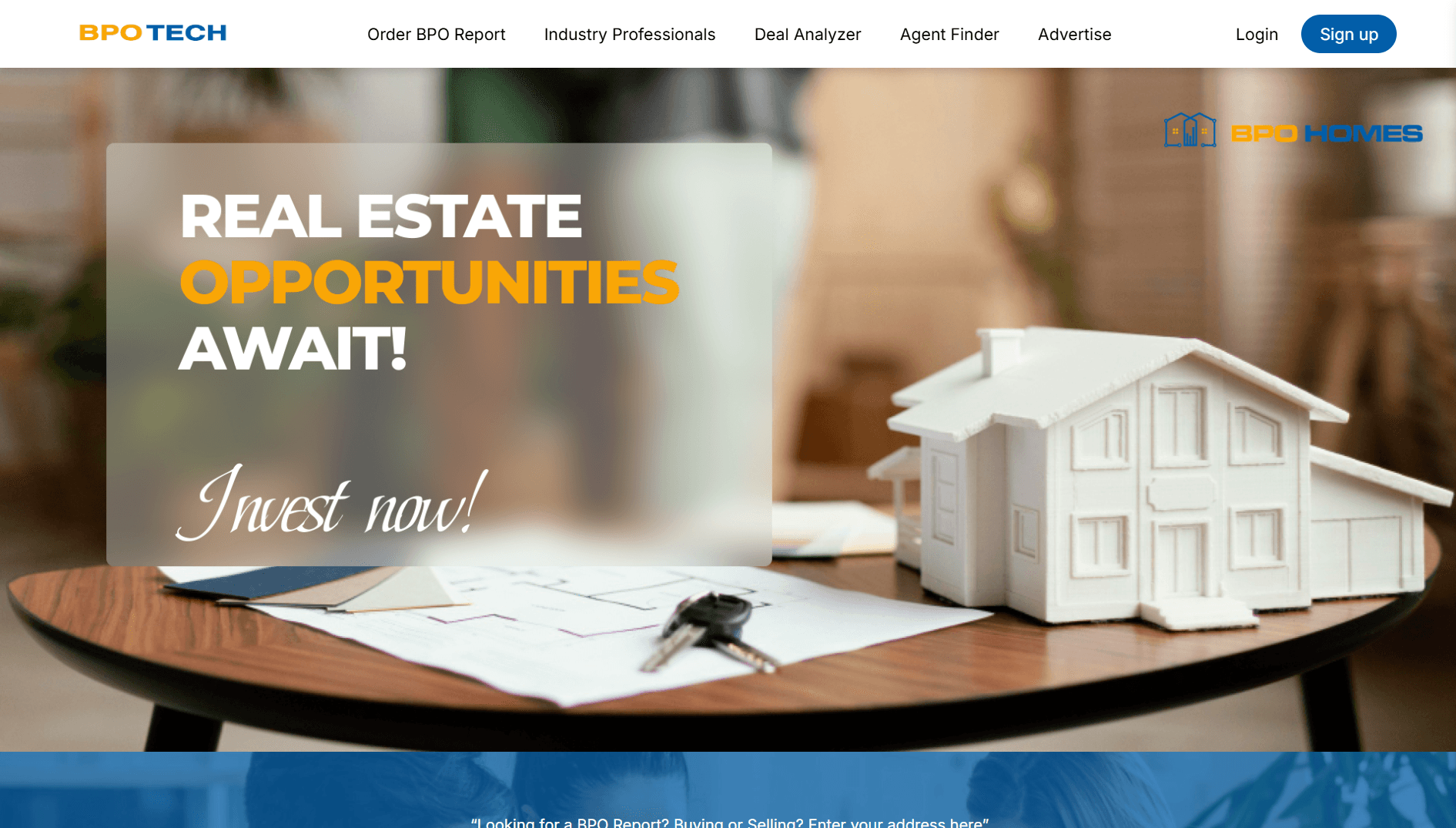 BPO TECH - Frontend web development project screenshot